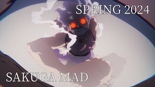 Anime Spring 2024 作画SAKUGA MAD [upl. by Sukul]