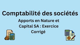 La comptabilité des sociétés  Exercice 4 cas de la libération partielle 2ème partie [upl. by Ratib]