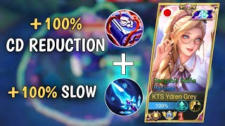 RAFAELA ANNOYING THE ENEMIES WITH THIS NEW BUILD 😝  RAFAELA BEST BUILD 2023  MOBILE LEGENDS [upl. by Rehoptsirhc417]