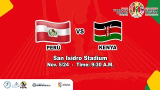 🔴 PERU – KENYA Group B  WAFF Amputee Football Womens World Cup 2024 [upl. by Anived]