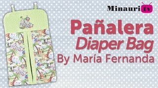 👶 Cómo hacer pañalera Costura fácil con patrón gratis  Sew a Diaper Bag  free pattern  eng sub [upl. by Yoong]