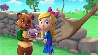 Goldie amp Bear  Goldie amp Bear meets Phil the Big Good Wolf HD 1080p [upl. by Namaj]