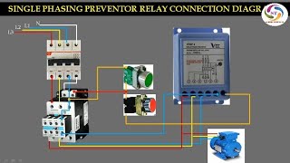 single phasing preventor wiring VSP2 and practically demonstrationMINILECVSP2 [upl. by Sadnalor444]