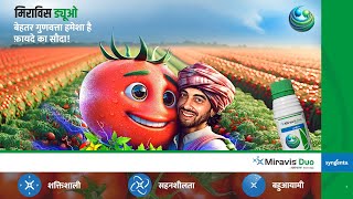 Syngenta  Miravis Duo  Tomato Motion Poster  Hindi [upl. by Ayhdnas]