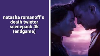 natasha romanoff death twixtor scenepack 4k  endgame [upl. by Philbert41]