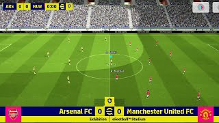 eFOOTBALL PES 2024 MOBILE GAMEPLAY🔥🔥 ARSENAL vs MANCHESTER UNITED [upl. by Ecyle462]