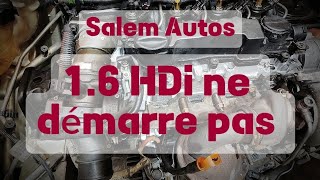 Voiture ne démarre pas 😰 16 HDi pression de gazole trop faible P0193 [upl. by Kamila]