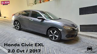 Honda Civic EXL 20 Cvt 2017  En Venta  Da Silva Detailing amp Smart Garage [upl. by Aviv]