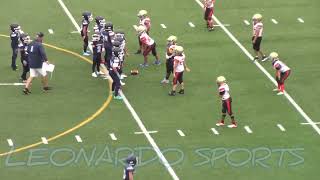 Pop Warner Football Lawrence Hurricanes vs Everett 8U 91023 [upl. by Ecnerat]