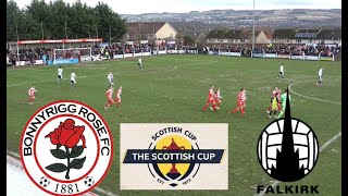 Bonnyrigg Rose vs Falkirk  Scottish Cup  Manager Interview 200124 [upl. by Karlan]