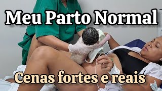 Meu Parto Normal cenas fortes e reais  Terceira gravidez [upl. by Alfons17]