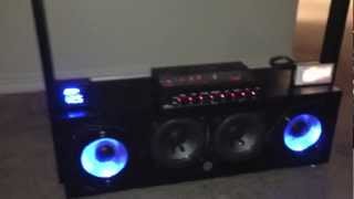 400 watt bose 141 boombox sure amp [upl. by Gefen]