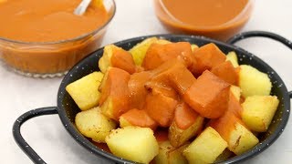 Patatas bravas Con su salsa brava casera ¡La de verdad [upl. by Patience]