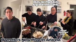 JULIA AT GERALD MAGKASAMA NAG NEW YEAR SA ARIZONA WITH THE BARRETTO BUSY SA PAGLULUTO LAHAT [upl. by Cai372]