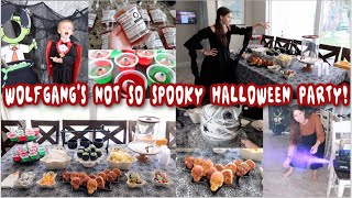 Wolfgangs Not So Spooky Halloween Birthday Party Halloween Party Ideas Birthday Party Prep [upl. by Sigismond]