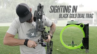 Black Gold Dual Trac Step by Step Sight in Process [upl. by Neu]