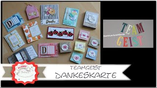 TeamGeist Dankeskarte Fotoplatz  Karteninspiration  Fotokarte  Dankeskarte basteln  Stampin´Up [upl. by Llenahs]