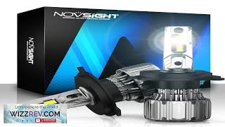 NovSight A500N50 2PCS 70W Car LED Headlights Bulbs H1 H3 H4 H7 Review [upl. by Elimac434]