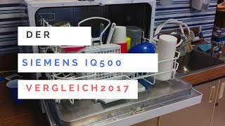 Siemens iQ500 Spülmaschine Geschirrspüler Vergleich Empfehlung 2017 [upl. by Kinimod]