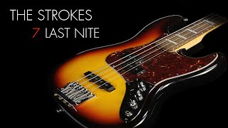 The Strokes  Last Nite  Bass Cover  Tab  Lesson  Tutorial [upl. by Lindsy]