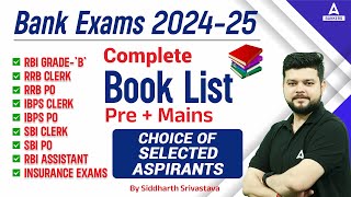 Best Books for Bank Exam 202425  Banking Exam Preparation 2024  By Siddharth Srivastava [upl. by Nolyarb]