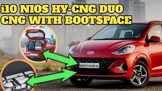 Hyundai Grand i10 Nios HyCNG Duo launched Price Dualcylinder amp MoreNios CNG With Twin Cylinder [upl. by Atreb]