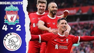 Liverpool Legends vs Ajax Legends  The class of Torres and Gerrard  Highlights amp All goals [upl. by Ellmyer]