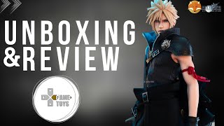 Gametoys Cloud Strife amp Fenrir Deluxe Final Fantasy VII Advent Children Unboxing amp Review [upl. by Niwre]