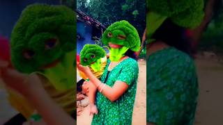 Vegetable funny 🎭mask🥦 youtubeshorts trending funny mask [upl. by Zondra636]