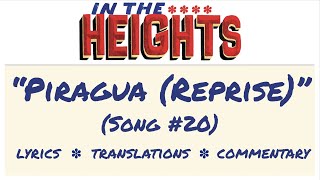 quotPiragua Reprisequot  Lyrics Translations amp Dumb Commentary [upl. by Haikan]