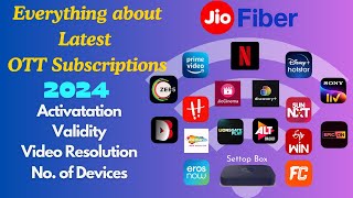 How to Activate OTT Subscriptions with Jio Fiber Plans in 2024 Latest Update [upl. by Anaitsirc589]