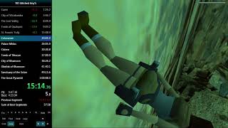 Tomb Raider 1 Any Glitched Speedrun 5953 RTA [upl. by Aerdua749]