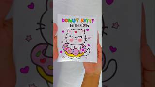 Donut Kitty Blind Bag🎀 papercraft paperdiy papersquishy asmr diy donuts sanrio cat [upl. by Gherardi]