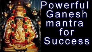 Powerful Ganapati Mantra for Success [upl. by Mya]