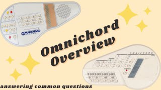 Omnichord Overview  Answering Common Questions [upl. by Layor]