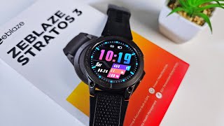 Zeblaze Stratos 3 Smartwatch  AMOLED  Long Battery  BT Calls  Any Good [upl. by Ppilihp]