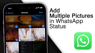 How To Add Multiple Pictures In WhatsApp Status Best Method [upl. by Lainad451]