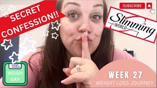 Slimming World Weigh in  week 27 slimmingworld weightloss weighdayresults weighin [upl. by Issy380]