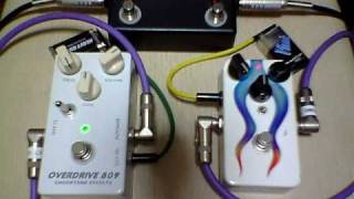 Landgraff Dynamic Overdrive ＆ ChuckTone Overdrive 809 Hand Wirering [upl. by Syd]