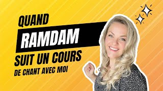 Quand une comédienne de RAMDAM suit un cours de chant [upl. by Sirret]