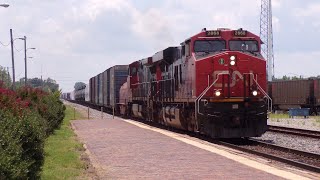 The Busy Tracks at Centralia IL  7182022 [upl. by Ymerej]