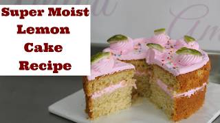 Lemon cake recipe tutorial Baking with Amari YT [upl. by Jordana]