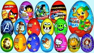 50 Surprise eggs Ну погоди Маша и Медведь Kinder Surprise Peppa Pig Dora the Explorer Surprise [upl. by Bil927]