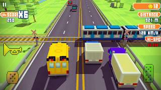 Blocky Highway Traffic Racing  New Challenge With New Racing Cars [upl. by Aicala951]