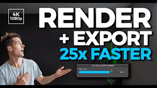 How to RENDER and EXPORT FASTER HD  4K in Adobe Premiere Pro CC  Render Video Definition  Meaning [upl. by Leimad]