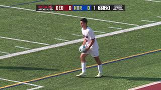 2024 NHS Boys Soccer vs Dedham 91224 [upl. by Antin]