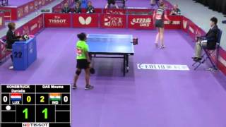 2016 World Championships Highlights KONSBRUCK Danielle v DAS Mouma [upl. by Mairhpe]