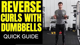 How to Do Reverse Curls With Dumbbells  Great Exercise for Building Bigger Forearms [upl. by Dikmen]