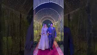 Walima Couple Entry Weddings By Hamza Malik wedding shoot foryou preshoot viralvideo ytshorts [upl. by Ardnoel]