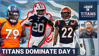 Tennessee Titans DOMINATE Free Agency Day 1 Tony Pollard Shock Lloyd Cushenberry amp Chidobe Awuzie [upl. by Publea]